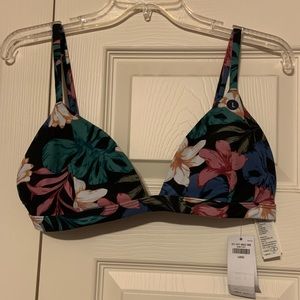 NWT Hollister Floral swim top